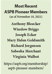 ASPB Pioneer members